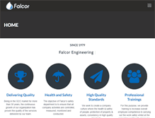 Tablet Screenshot of falcor-eng.com